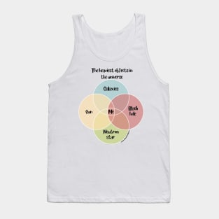 Venn Diagram The heaviest objects in the universe me Tank Top